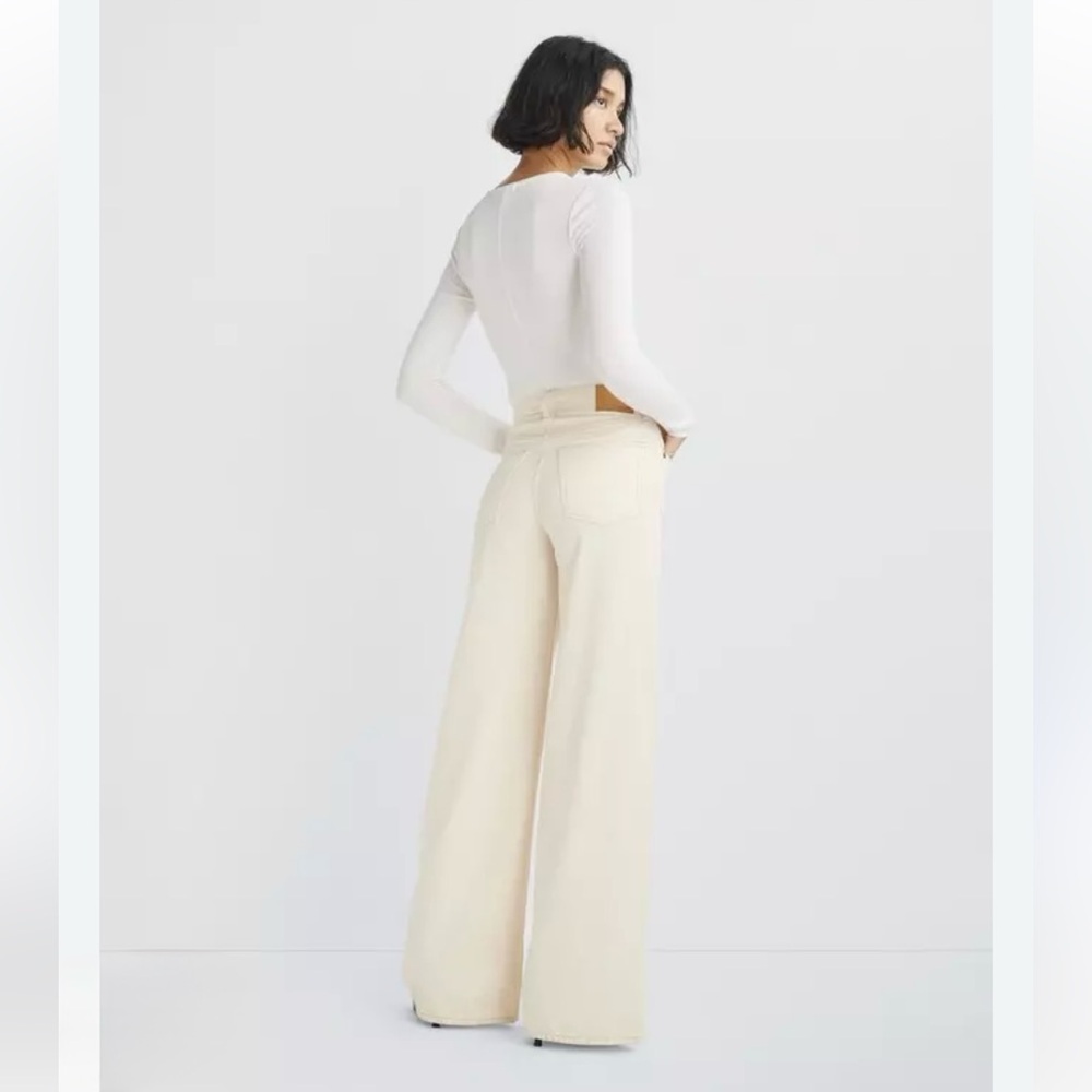 rag & bone Featherweight Sofie Jean in color Ecru - Picture 2 of 11